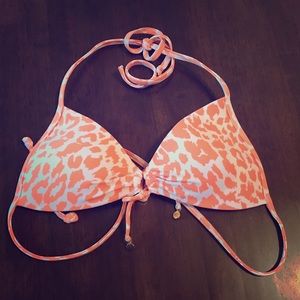 Cheetah print Bikini Top